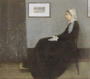 James Mcneill Whistler arrangement in grey and black the artist s mother France oil painting artist